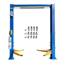 11000 Lbs 2-Post Hydraulic Car Lift Single Point Lock Release Auto Lift Model L-088SZ