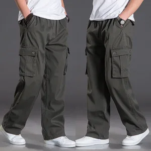 Spring and Summer New Large Pocket Loose Leisure Pants Mens Outdoor Tactical Trousers Pants