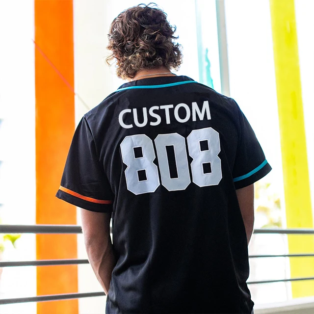 We Sub’N ️ Sublimation Baseball jersey(mesh) with Black Piping 10kids