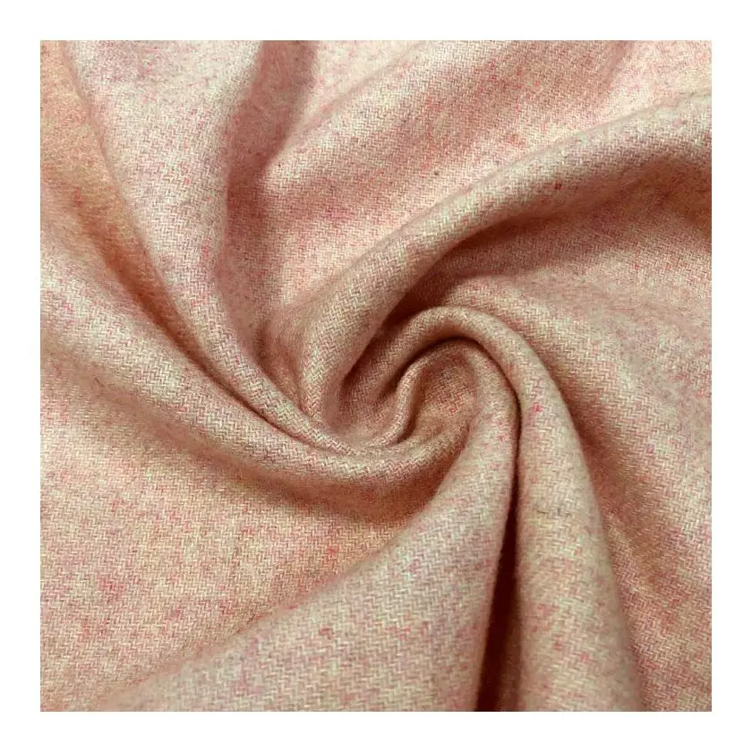 Hot selling  cashmere fabric eco-friendlyl flannel 50%wool fabric merino wool customized color