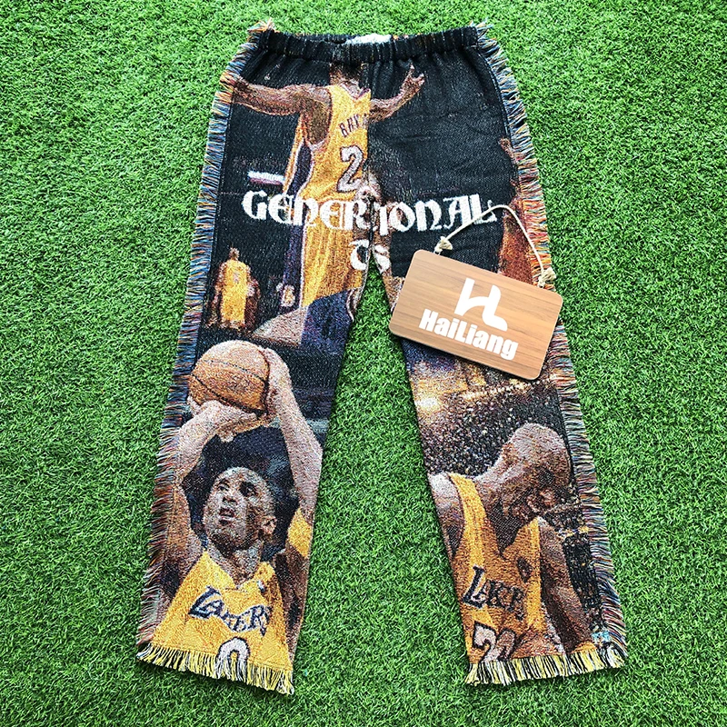 New Wholesale Street Wear Custom Tapestry Pants Plus Size Mens Rug