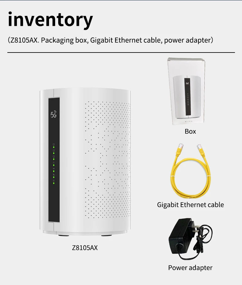 AX11 3000mbps 5G CPE WIFI6 Router - Gigabit Port & Sim Slot