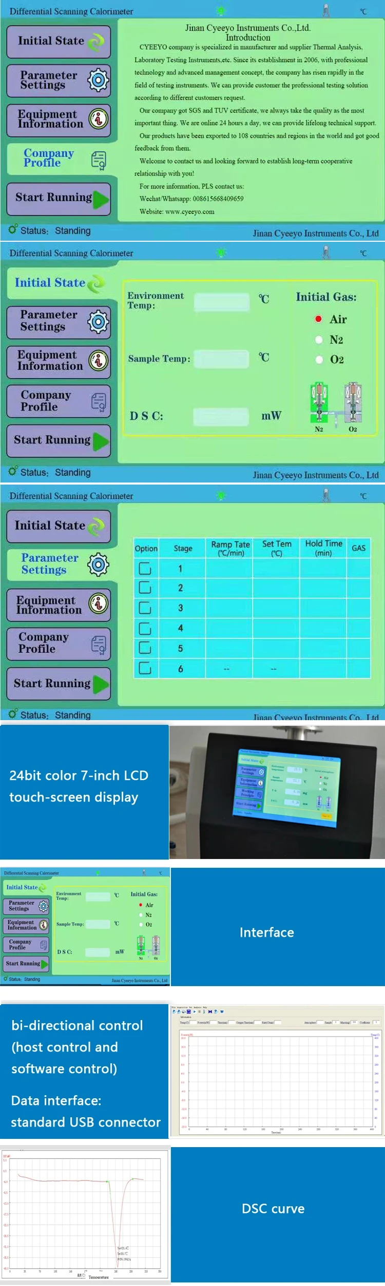 Price Calorimetry Thermal Thermogravimetric Simultaneou Synchronou Machine Tg Tga Dta Dsc 1350C Degree Usb calorimeter