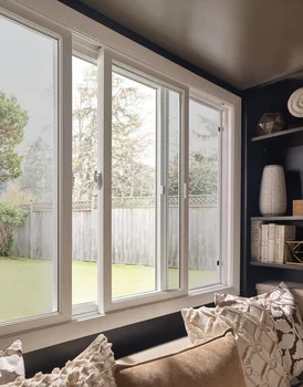 Modern Design Glass Sliding Window with Aluminum Alloy Swing Open Frame Factory Price Features Folding Screen