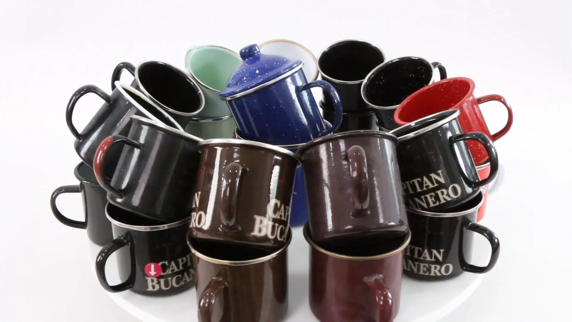 wholesale vintage souvenir enamel coffee cup enamel