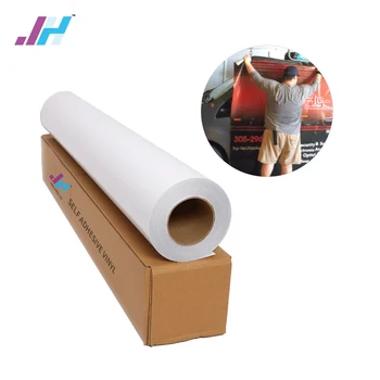 Wholesale Inkjet Printing High Glossy Sav Sticker Roll Self Adhesive Vinyl Roll With Removeable Glue