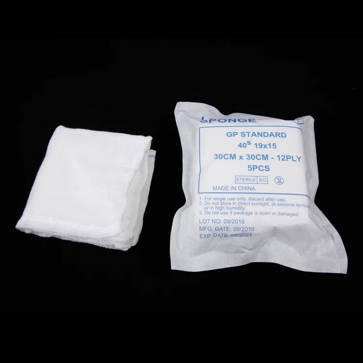 medical cotton lap sponge abdominal pad with xray manufacturers