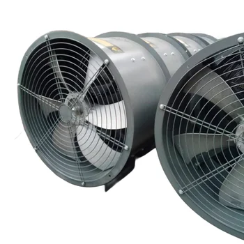 2023 New Axial Flow Fans Greenhouse Air Circulating Fan Industrial Axial Flow Fan AC Carbon Steel Duct Fan 71/72/73db 380v,220v