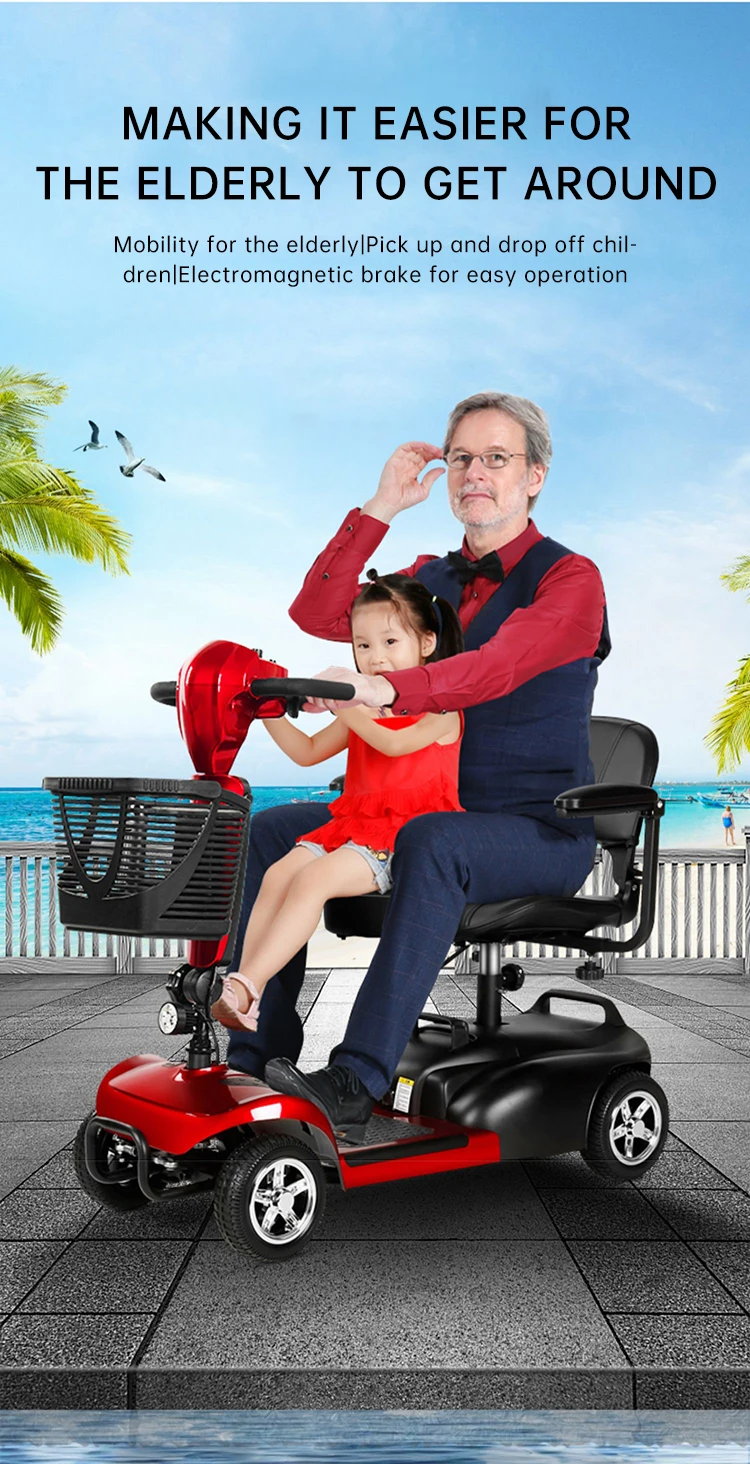 Smart Mobility Scooter With Removable Battery 120 Kg Loading Capacity