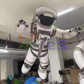 Giant Hanging Ceiling Inflatable Cartoon Character Spaceman Inflatable Astronaut Decoration for Space Themed Decoration