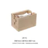 Caja de pañuelos ajustable sin blanquear.