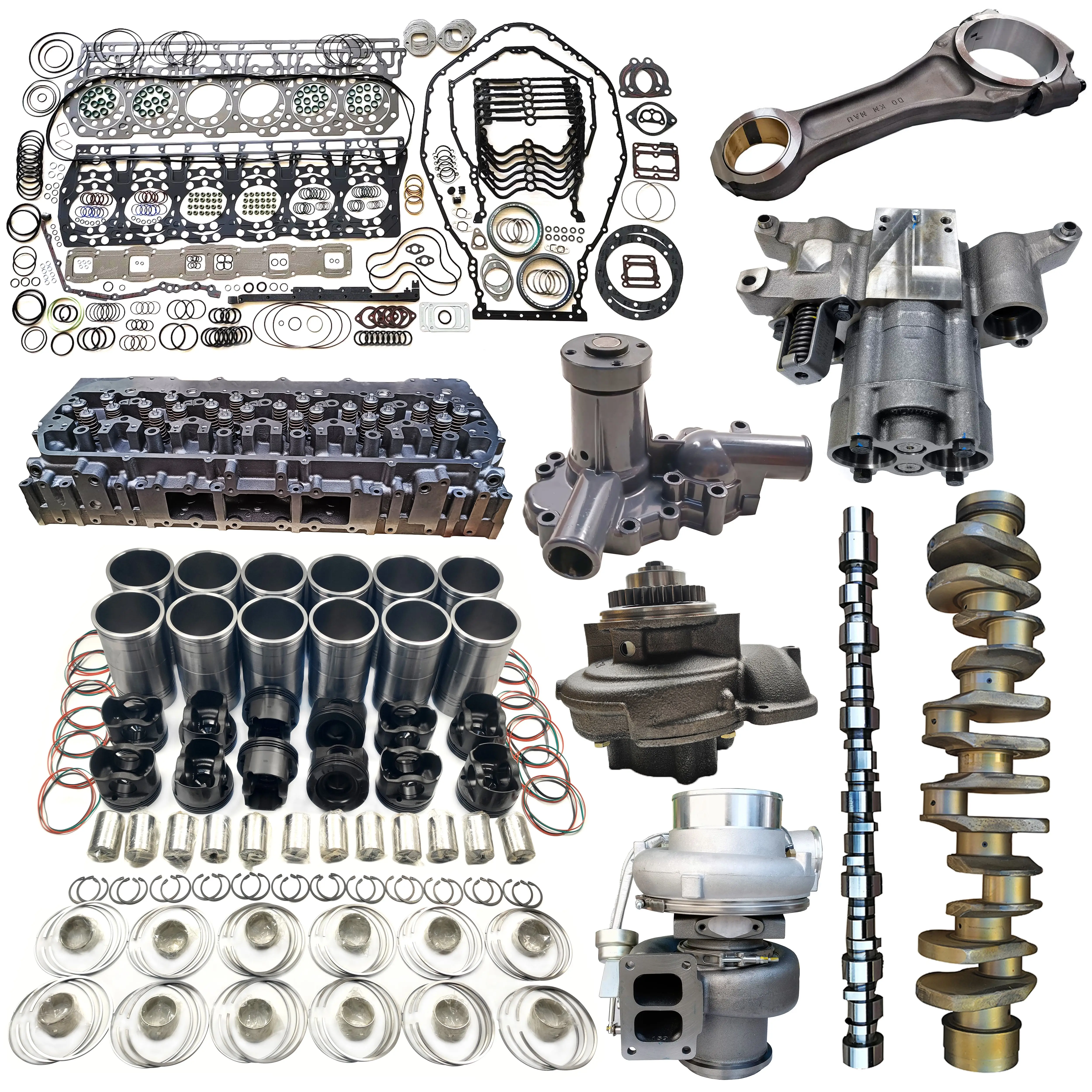 Overhaul Set 320D 3116 3126 3204 3304 3306 3406 C7 C9 C13 C15 C32 Piston Gasket Kit Crankshaft Pump for Caterpillar Engine - Gupta Tractor Spares Co.