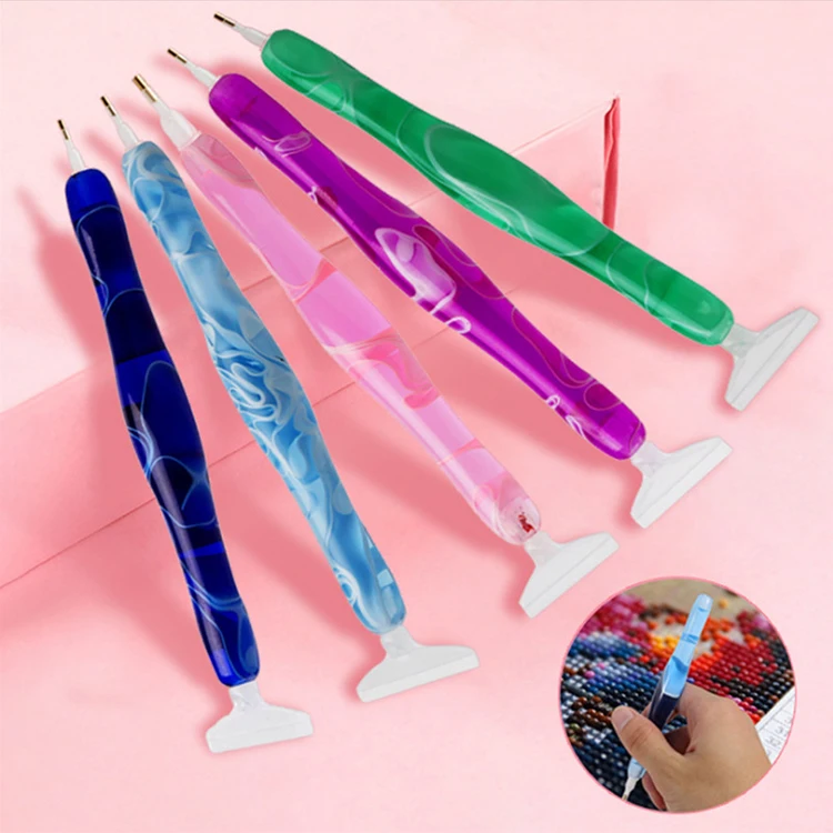 Hilsayum 5PCS Diamond Painting Pens - Cute Cartoon Drill Pens For Nail Art & Crafts