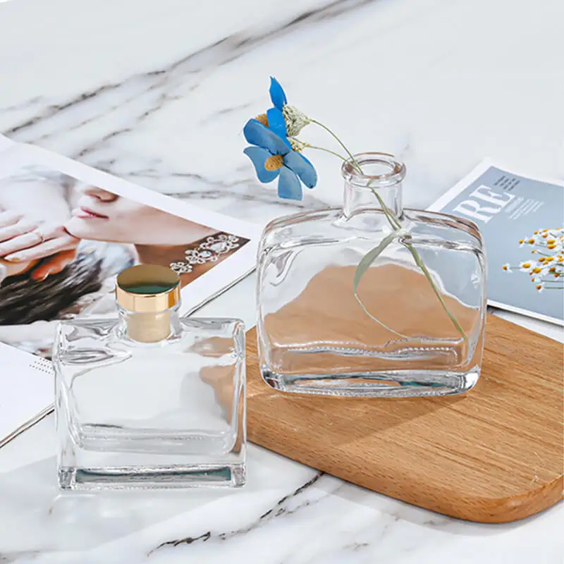 Wholesale Custom 50ml 100ml 150ml 200ml 330ml Reed Aroma Diffuser Essential Oil Diffuser Bottle for Home
