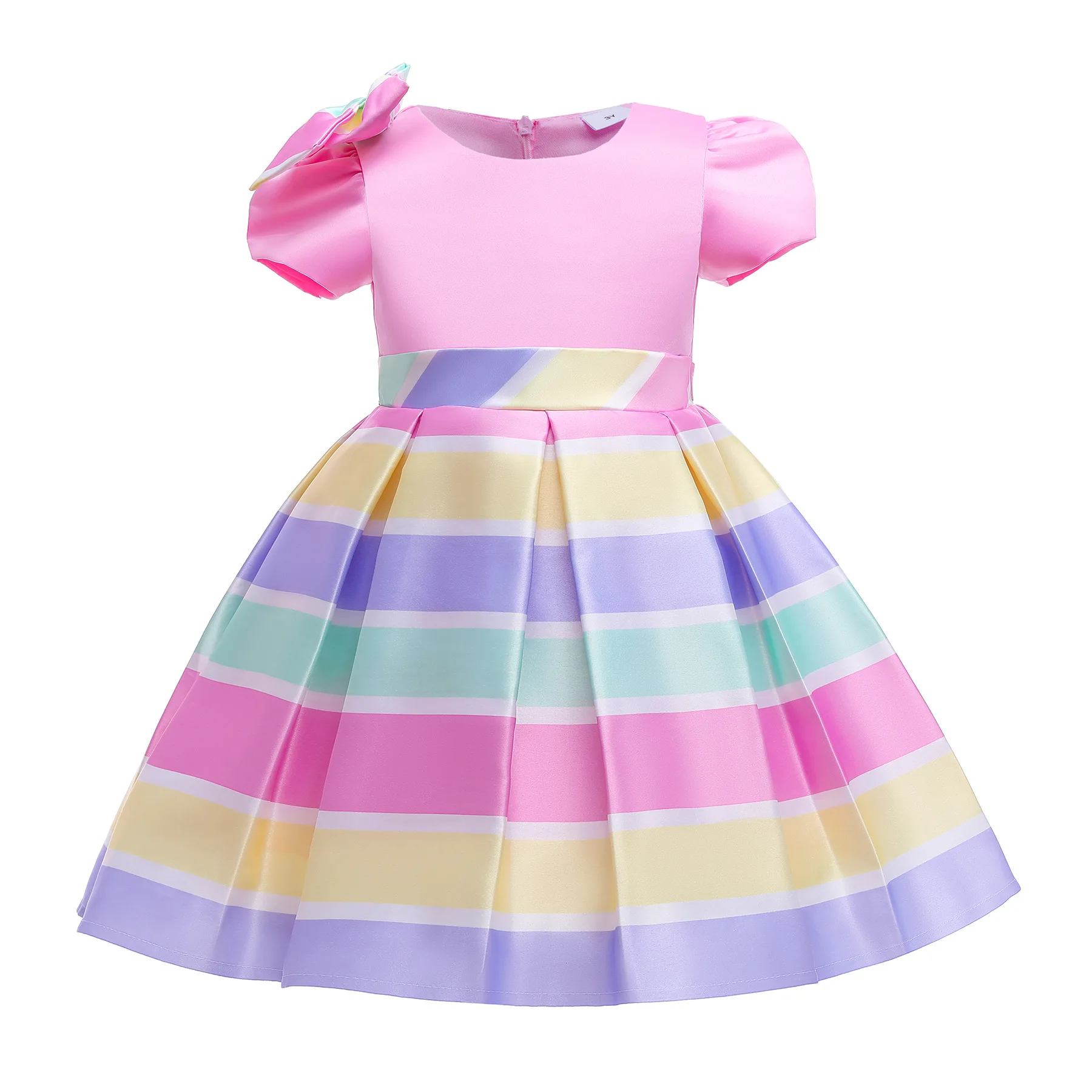 rainbow colour frock