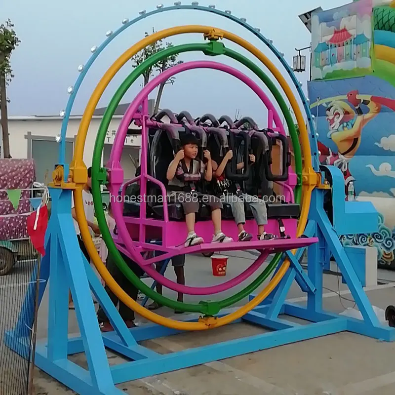 6 Seat Uk Game Chair Human Gyroscope Amusement Rides Trailer for Sale