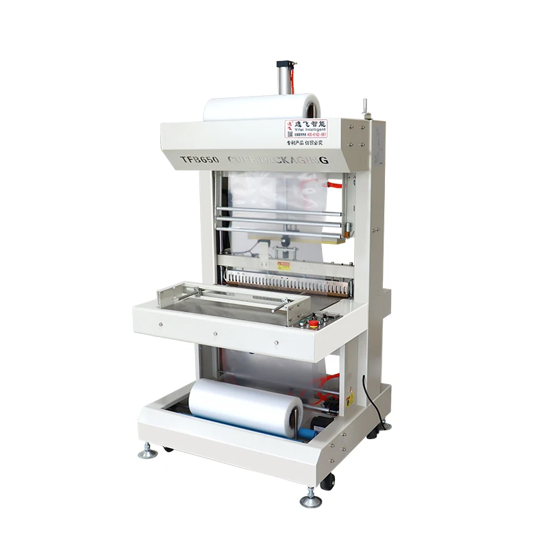 Semi Automatic Cuff Type Mineral Water Bottle Cutting Sealing Shrink Packing Machine Heat Shrink Packaging Machine