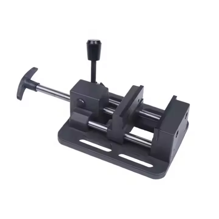 TEBAK Q19K100 4 Inch  Aluminium Clamp Woodworking Bench Vise 4Inch 100mm Precision Bench Drill Flat-nose Pliers