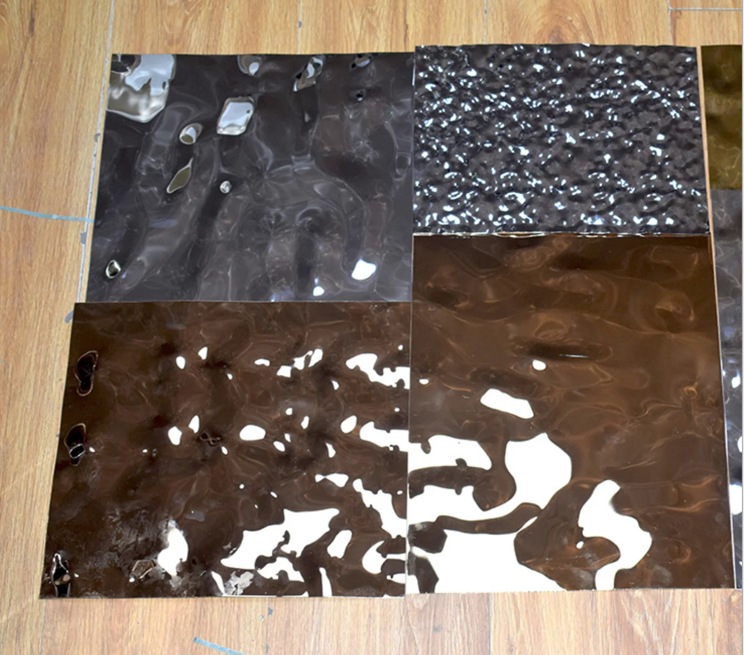 Decorative Metal 4x8 Water Ripple Stainless Steel Sheet PVD Color