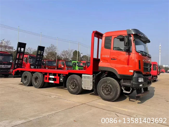 Factory 20ton 25ton Self Loading Flatbed Truck Custom Flatbed Tow Trucks Sale in China