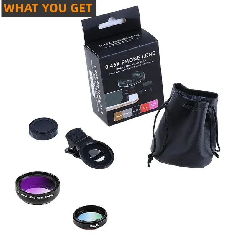 Zoom 0.45x 2 In 1 Macro Wide Angle Mobile Phone Camera Lens Buy Phone