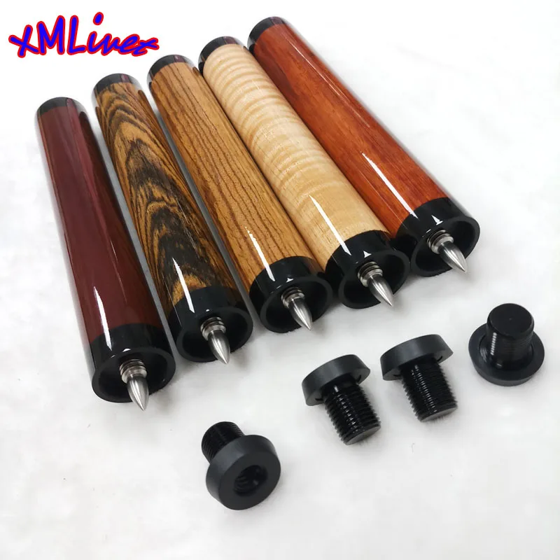 8 Inch Aluminum Pool Cue Extension - Adds Length & Weight, Rear Plug Included, For Practice & Gameplay