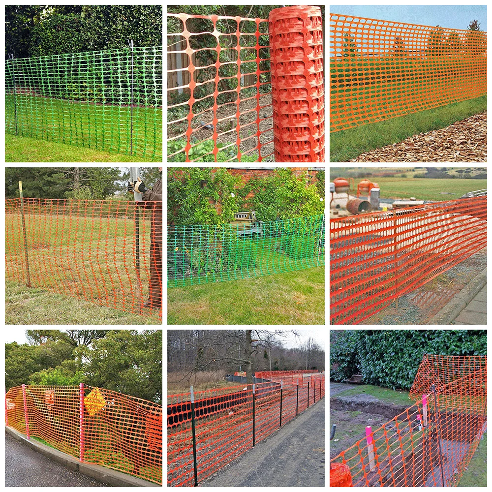 80gsm Safety Fence Orange 1.5m Heat Treated Plastic Frame Mesh for Farm and Construction manufacture
