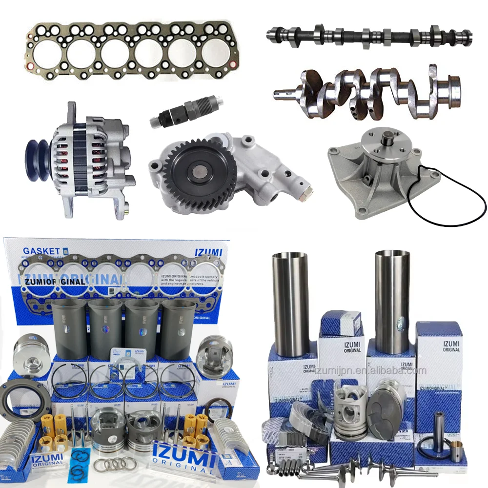 IZUMI S6R2 S6A2 S6A3 S6B3 S6E S6K Construction Machinery Parts Liner Kit Overhaul Forklift Engine Spare Parts for mitsubishi