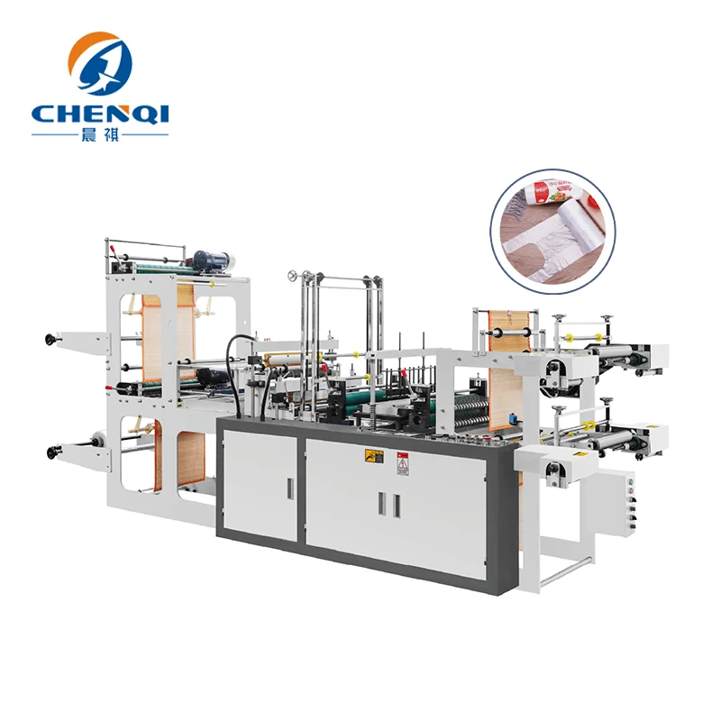 Chenqi Automatic IntelligenceTwo-Layer Computer-Controlled Rolling Plastic Bag Machine for Plastic Bags