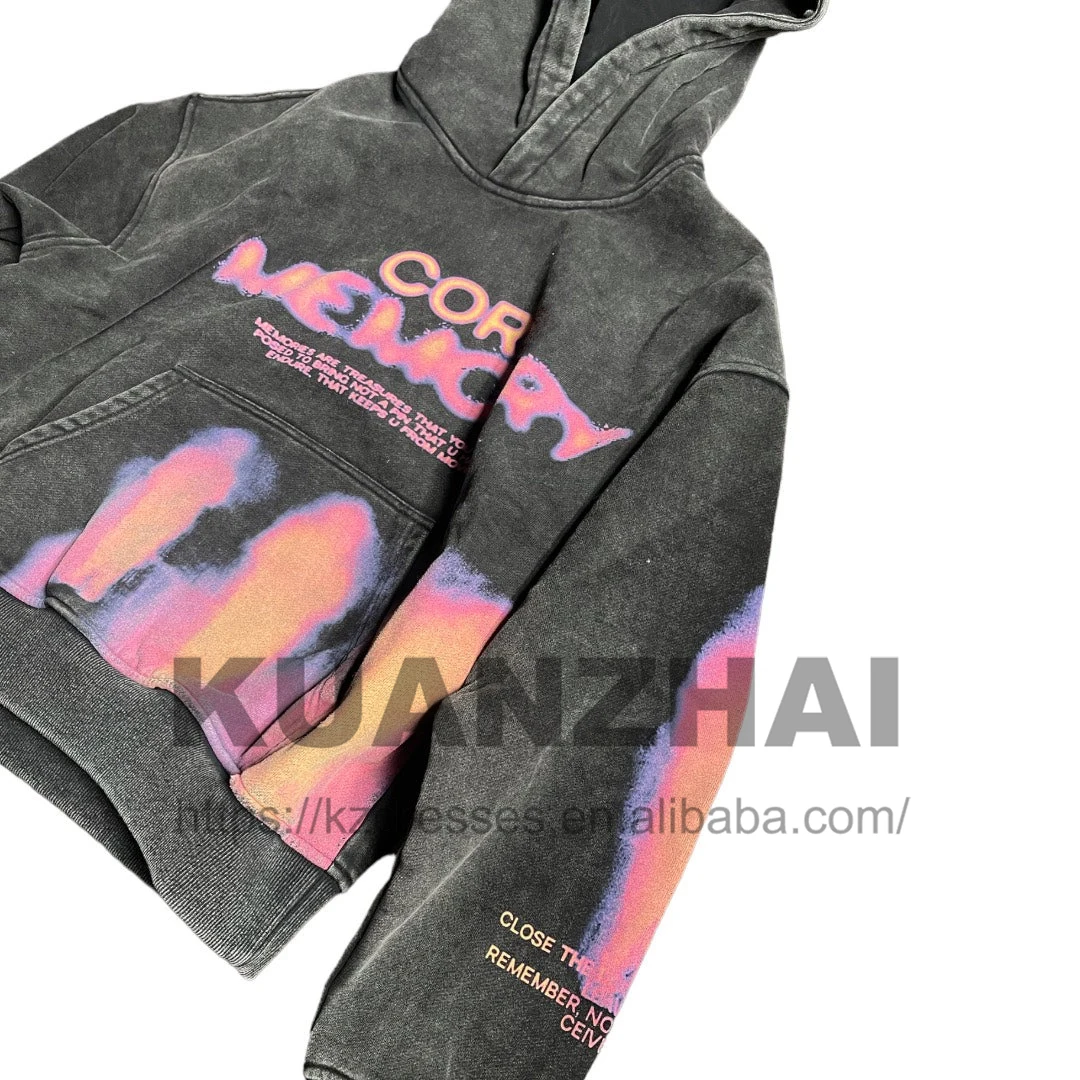 Custom Manufacturer Bulk Streetwear Heavyweight 500gsm Vintage ...