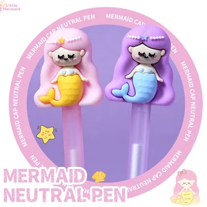 Mermaid Neutral Pen & Ballpoint Pen - Cute Student Stationery, School Gift & Office Supplies