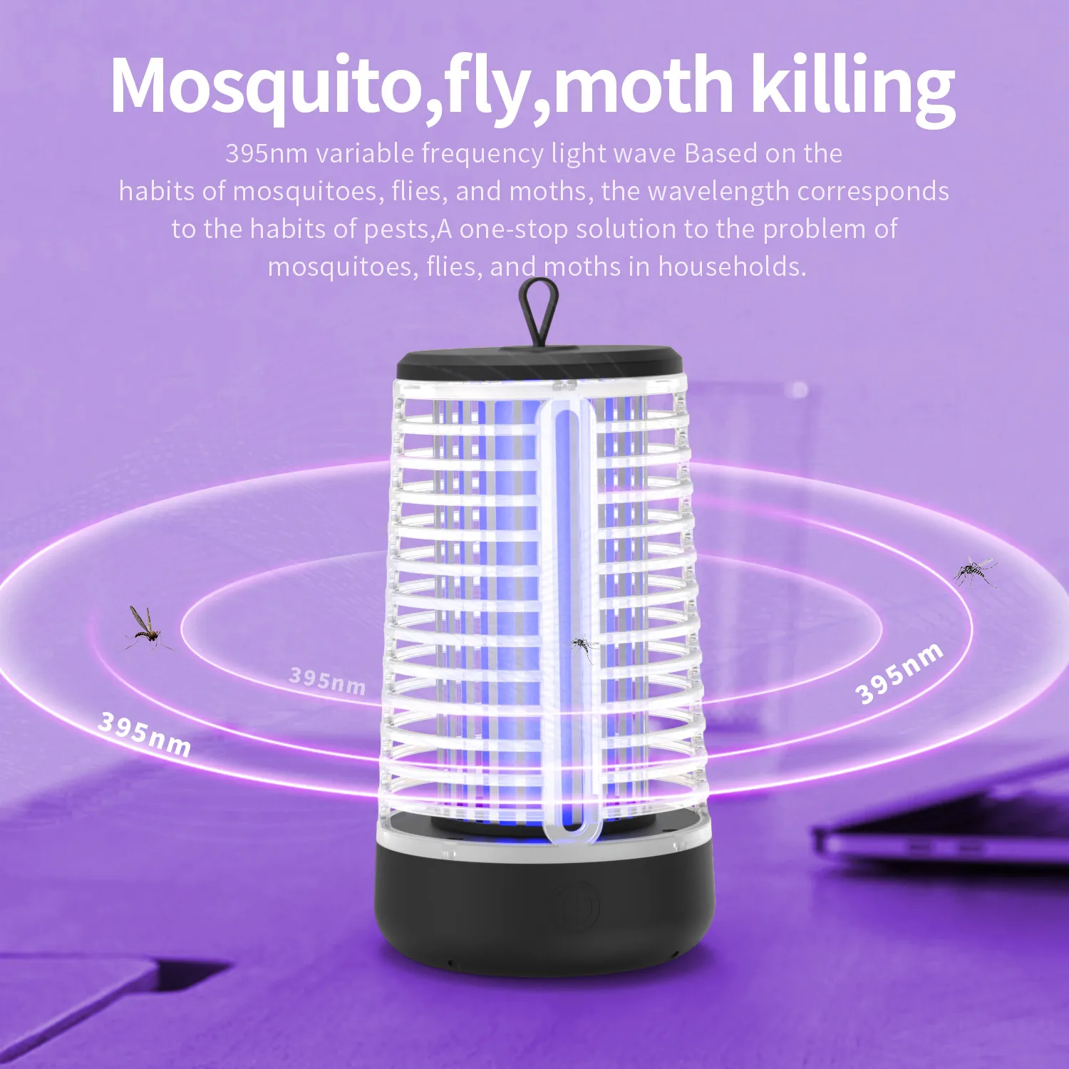 Saijzek High Effective Bug Zapper High Voltage eco friendly trap electronic electric mosquito killer lamp with uv led supplier