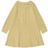 23fub milky yellow-exquisite dress