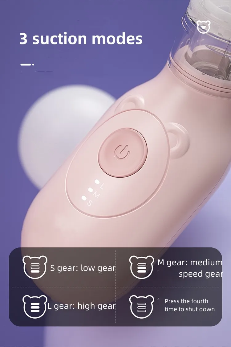 2026 Factory OEM/ODM Electric Baby Nasal Aspirator - Image 5