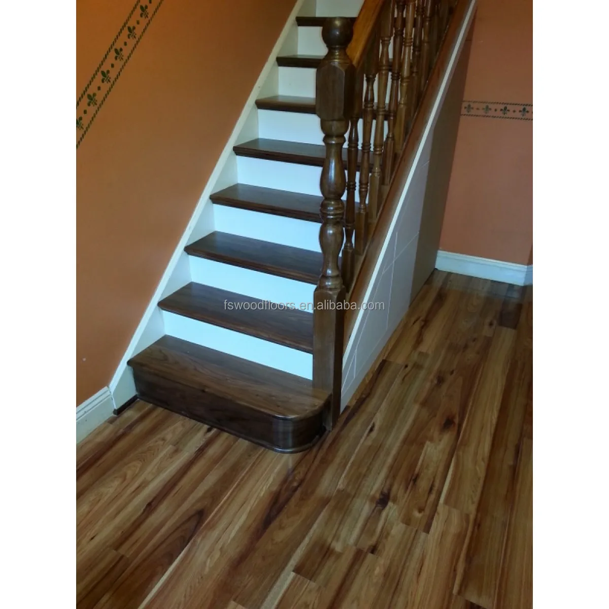 Acacia Golden Walnut Wood Stair Treads