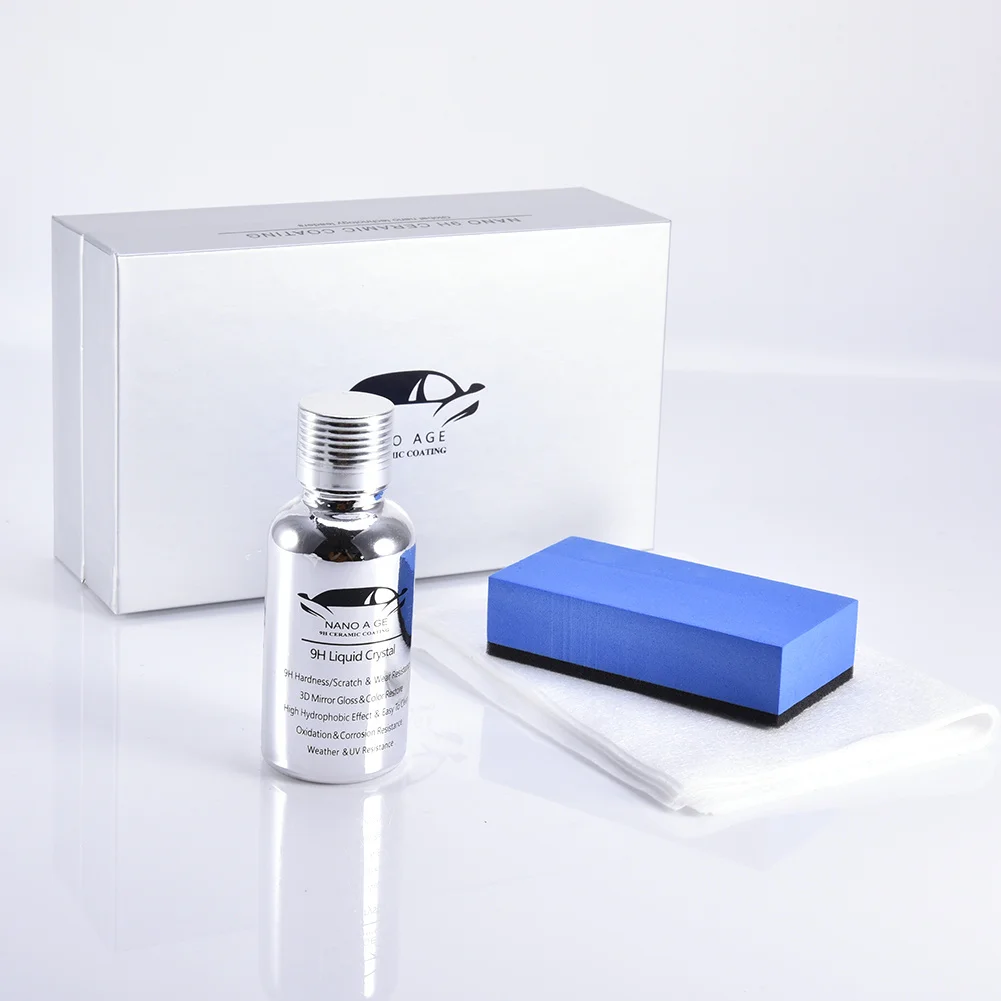 30ML Nano Age Ceramic Coating Kit - 9H High Gloss Protection for ...