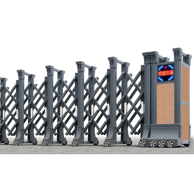 retractable garden gate