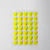 35 punti a forma di cuore giallo