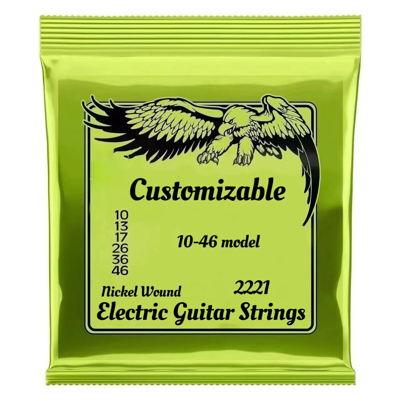 Wholesale Guitar String 2221 1046 Set/pack Oem Custom Nickel Wound Super Regular Electric