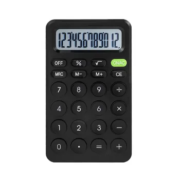 Ideal for Office & Academic Excellence, Bulk Custom Options Available 12-Digit LCD Colorful Mini Calculator