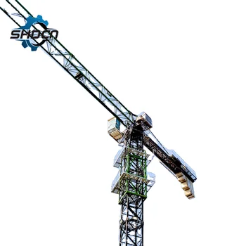 Tower Crane Jobs Worldwide select 8Ton 10Ton Tower Crane Jib Length 65m Tower Crane in Thailand