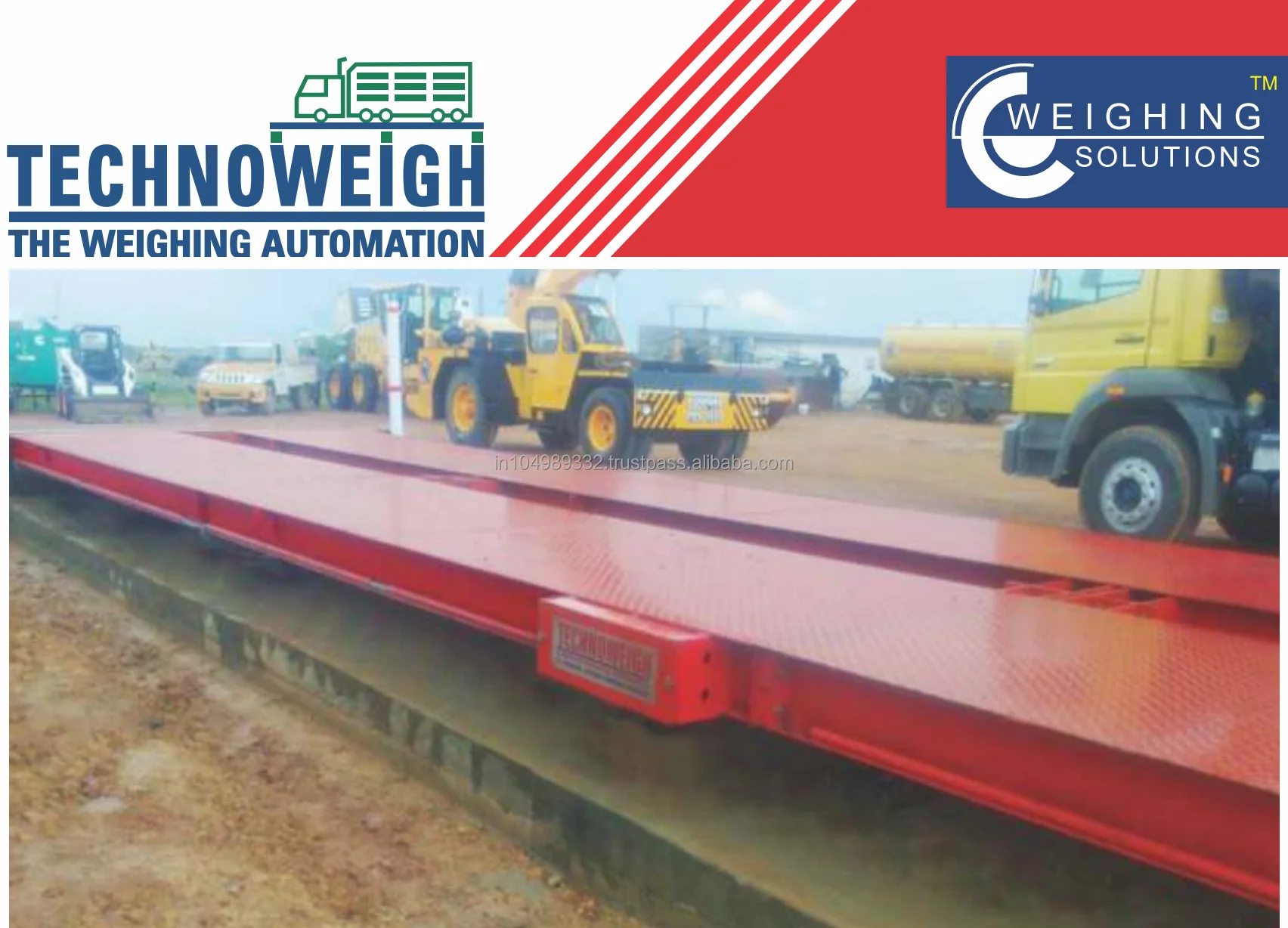 3x12m 60 Ton Mobile Portable Weighbridge For Tuck Directly Factory