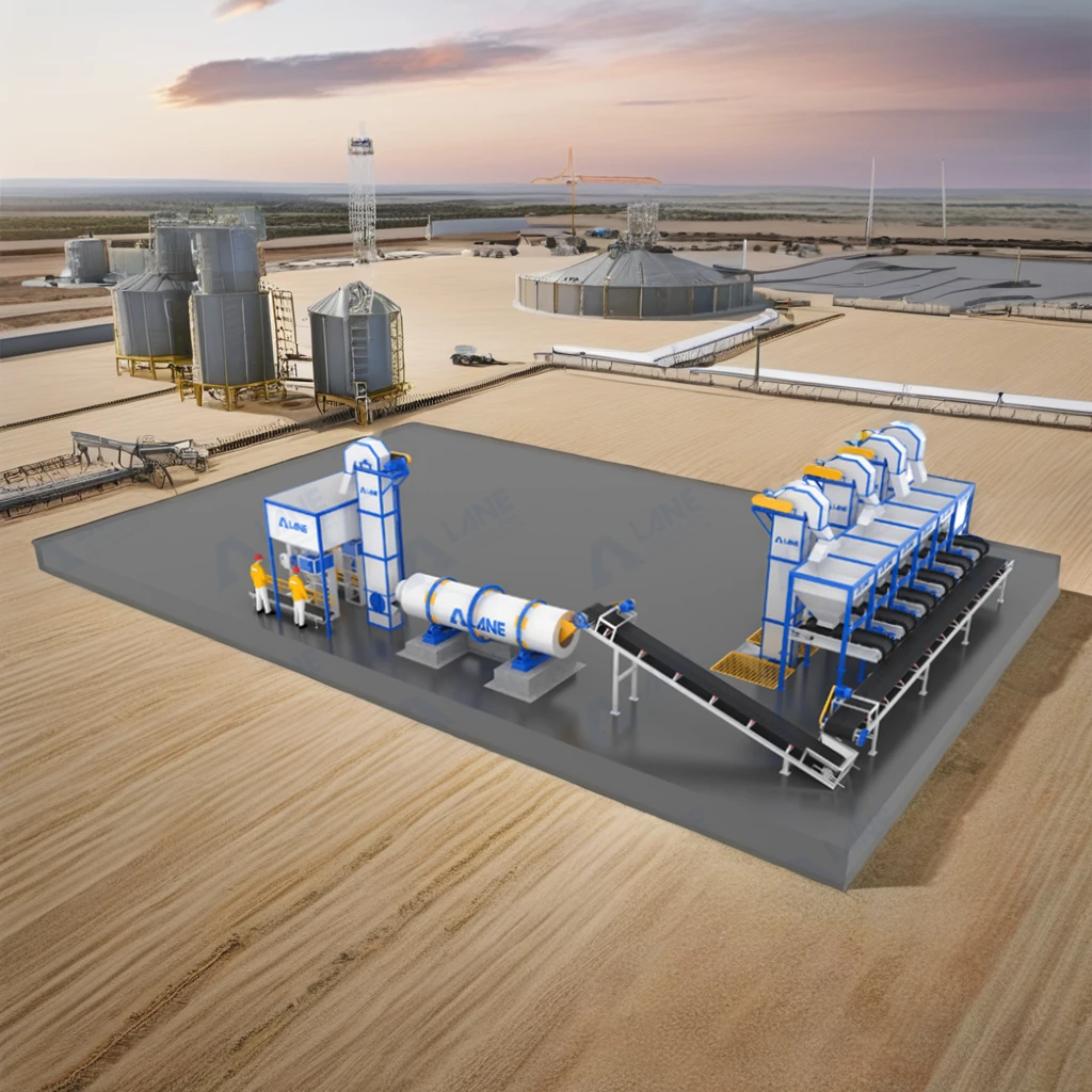 LANE BB Fertilizer Making Machine Chemical Fertilizer Manufacturer Bulk Blending Fertilizer Production Line