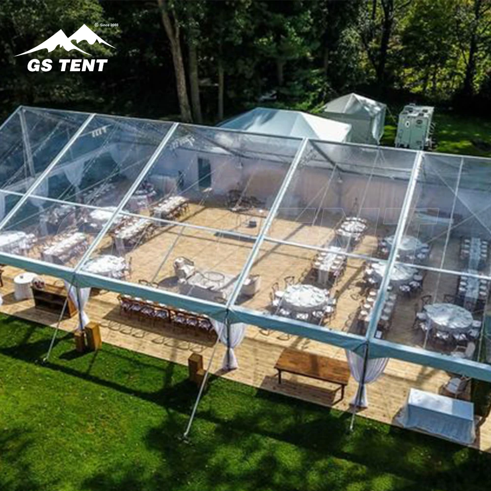 Large Waterproof Aluminium Party Tent for 300 People 40m by 100m White Event Tent Giant Marquee