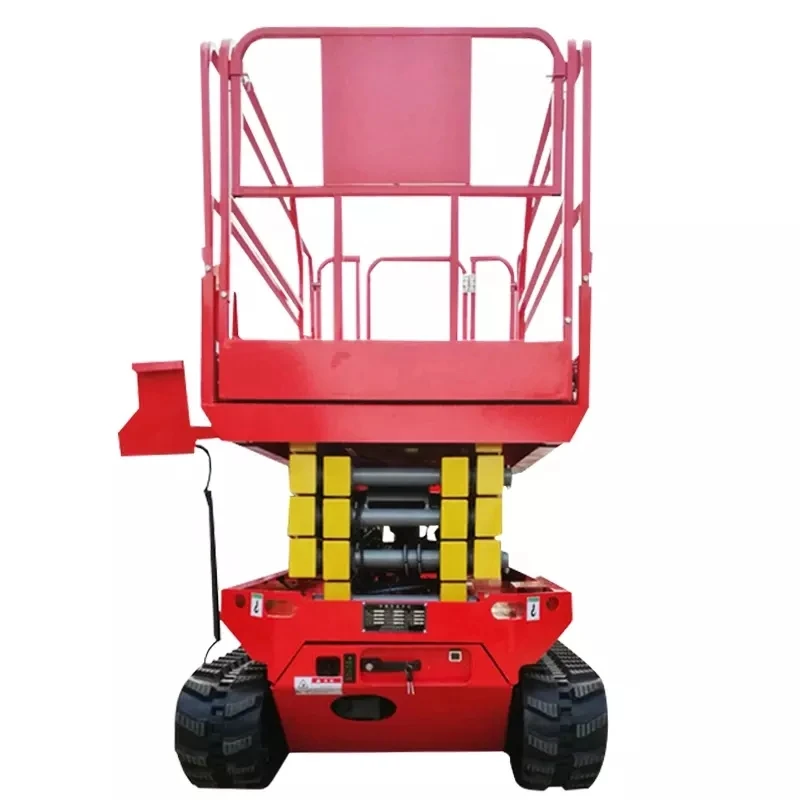 Lichmach Track Scissor Lift Mini Triple Scissor Hydraulic Manual ...