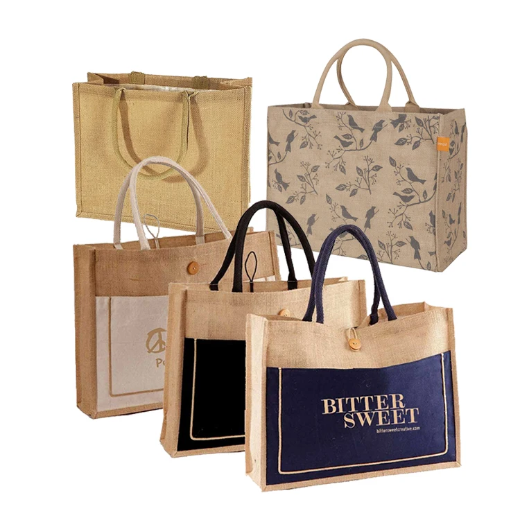 Bolsas De Mano De Lona De Arpillera Para La Playa,Bolsa De Yute Para  Compras,Regalo Hecho A Mano - Buy Arpillera Bolso,De Yute Bolsa De Compras, Arpillera Bolsa De Playa Product on Alibaba.com
