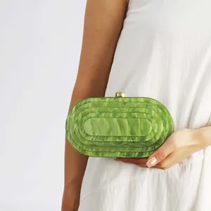Luxury Acrylic Lady Bag Single Shoulder Crossbody Clutch Purse Designer Bag Prom Wedding Bag for Bridal Wedding Party Lady Gift