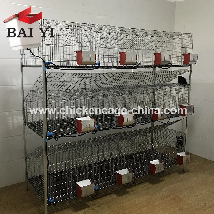 Cheap Price 3 Tier Female Rabbit Cage for Zimbabwe