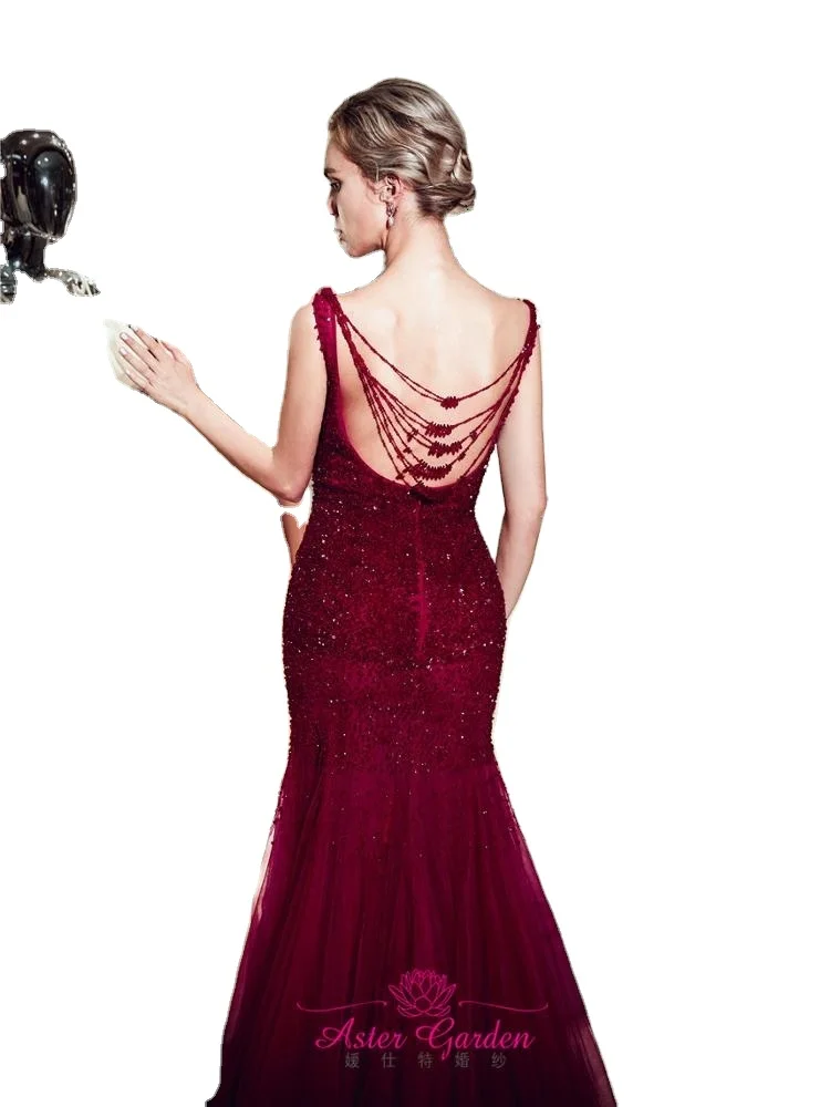 strapless open back dress Unique Long A-line V-neck Tulle Open Back Prom Dress with Slit – BIZTUNNEL