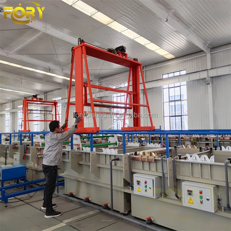 Fory Semi Auto Manual Cathode Galvanizing Electroplating Machine Line ...